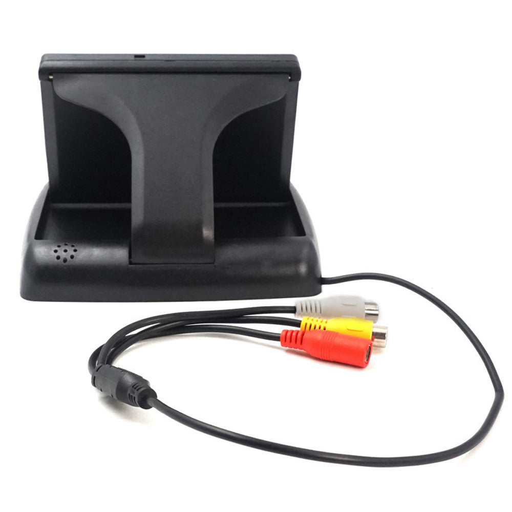 Складаний монітор для камери заднього виду 4.3" 12V-24V / Автомобільний монітор / Екран для камери в машину