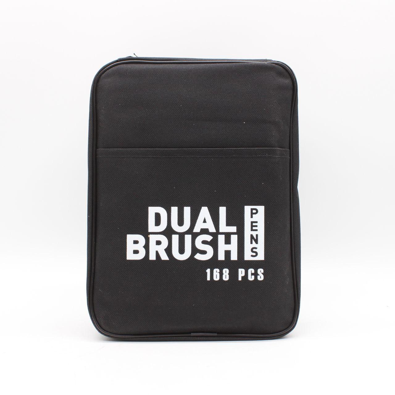 Акварельні маркери двосторонні 168шт з сумкою, Color pencil / Набір для малювання / Маркери для малювання