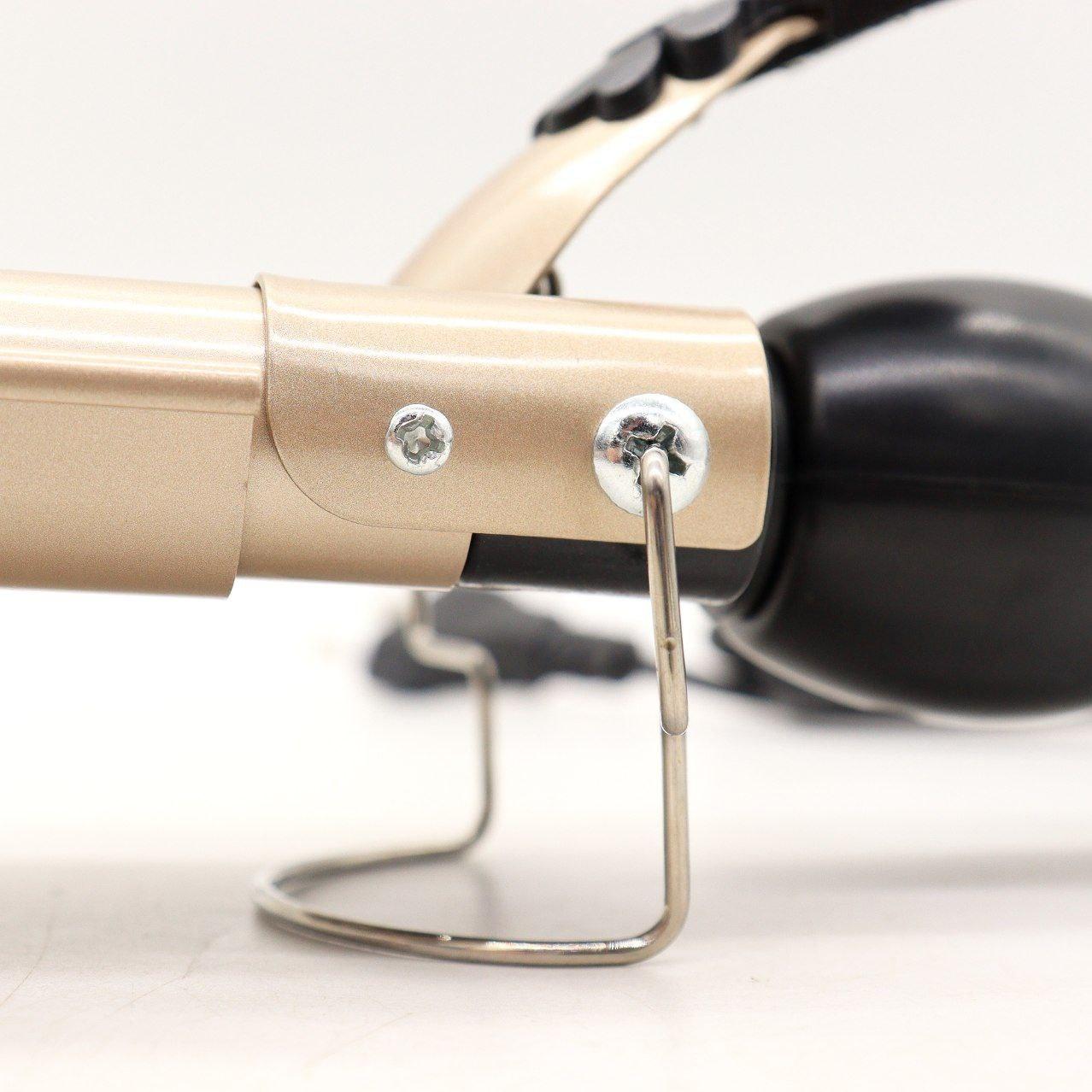 Плойка потрійна 90Вт, від мережі, GM 1956, Золотистий / Плойка хвиля / Плойка для волосся / Щипці для завивки волосся