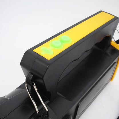 Ручний ліхтар-прожектор на акумуляторі 1200 mAh, USB, XO-YH02, Чорно-жовтий / Переносний акумуляторний ліхтарик LED
