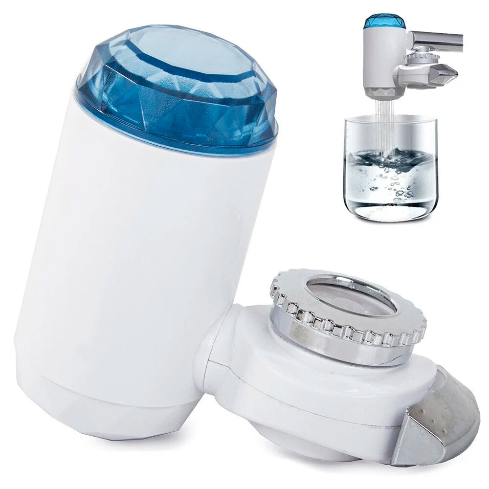 Фільтр-насадка на кран для очищення води Water Purifier ZSV-040, Біла / Очисний фільтр для водопроточної води