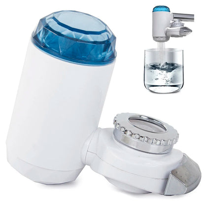 Фільтр-насадка на кран для очищення води Water Purifier ZSV-040, Біла / Очисний фільтр для водопроточної води