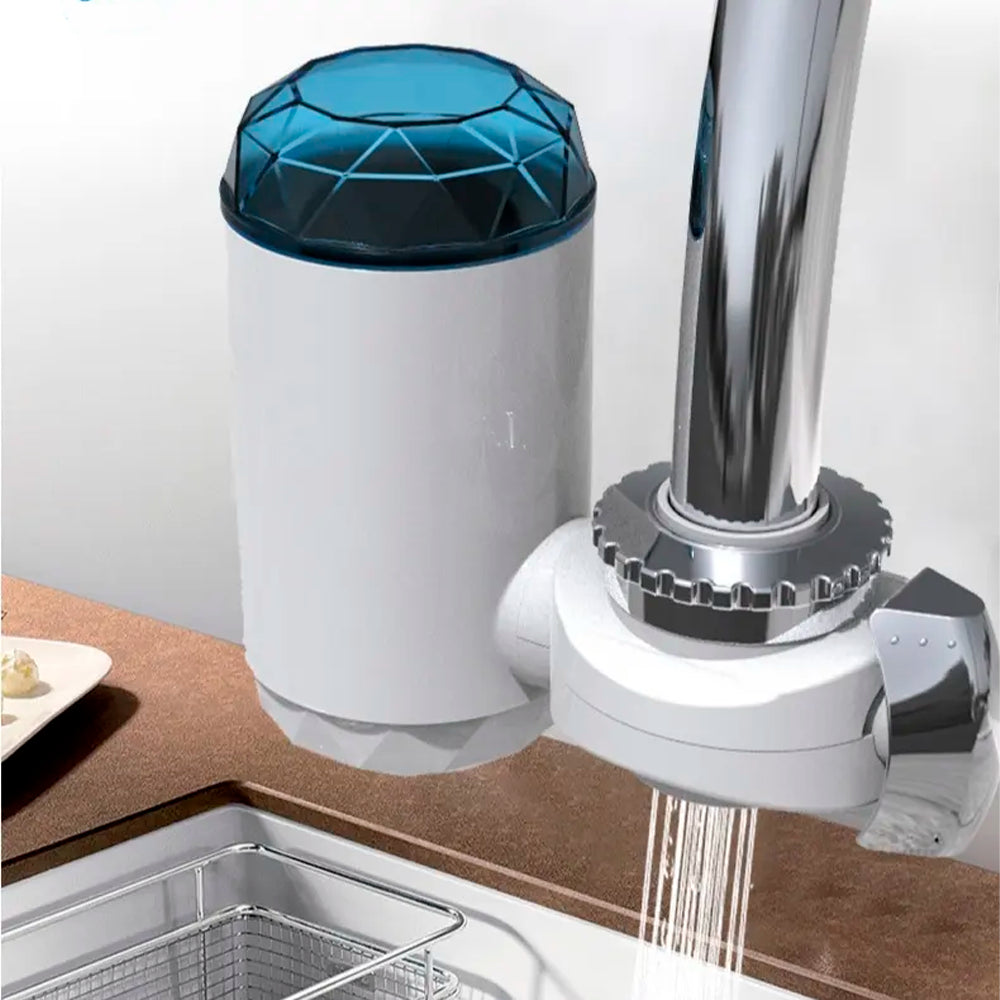 Фільтр-насадка на кран для очищення води Water Purifier ZSV-040, Біла / Очисний фільтр для водопроточної води