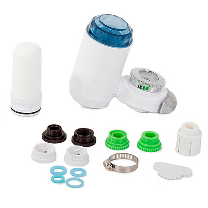 Фільтр-насадка на кран для очищення води Water Purifier ZSV-040, Біла / Очисний фільтр для водопроточної води