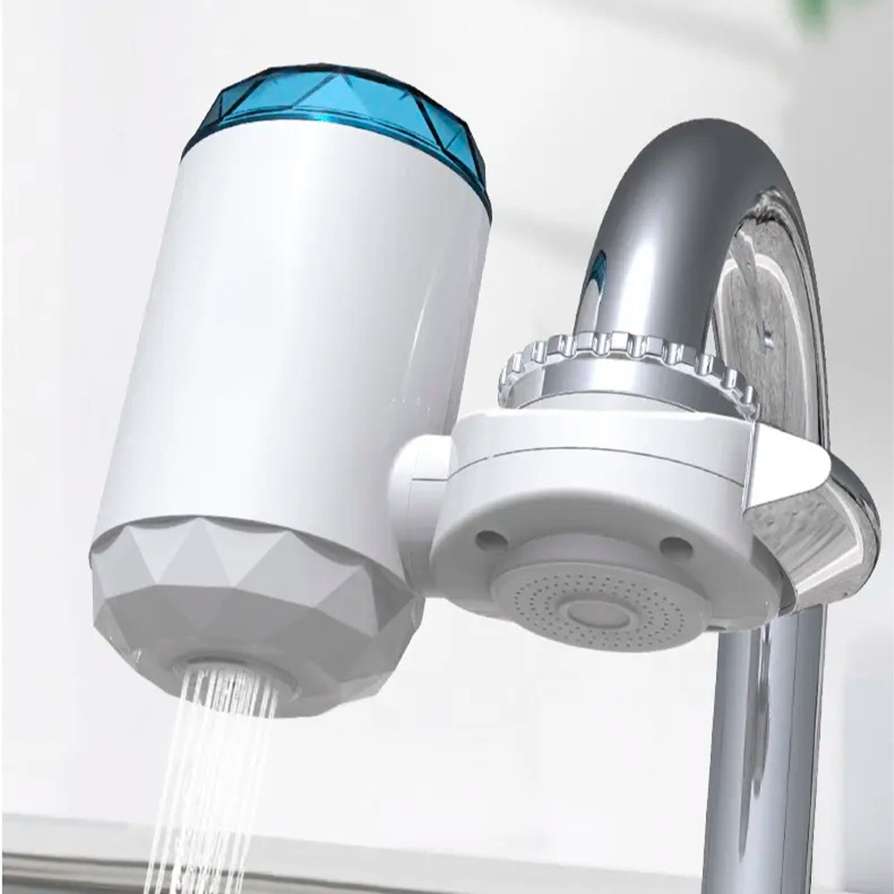 Фільтр-насадка на кран для очищення води Water Purifier ZSV-040, Біла / Очисний фільтр для водопроточної води