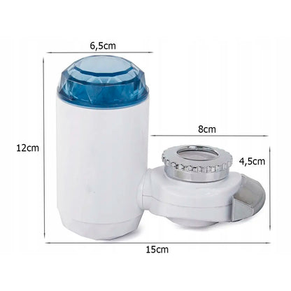 Фільтр-насадка на кран для очищення води Water Purifier ZSV-040, Біла / Очисний фільтр для водопроточної води