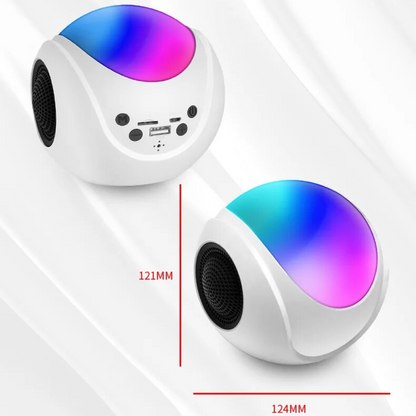 Нічник RGB LIGHT з bluetooth колонкою та підтримкою FM/SD карт / Настільна акумуляторна лампа