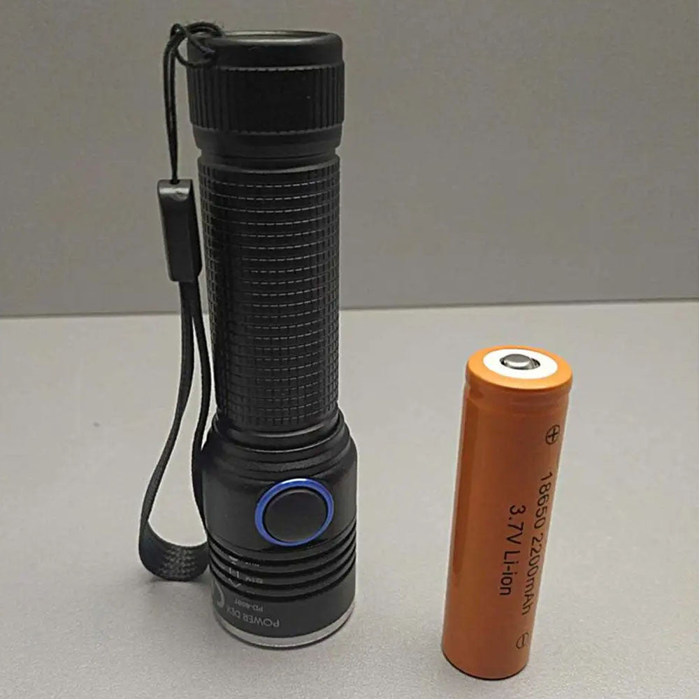 Ліхтар ручний Small Sun R482, Чорний /R842-T6, Чорний / Акумуляторний ліхтарик із зумом