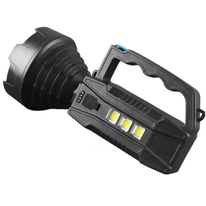 Ліхтар акумуляторний CX-8809 Multifunction Searchligh із сонячною панеллю, Чорний / Ручний світлодіодний прожектор