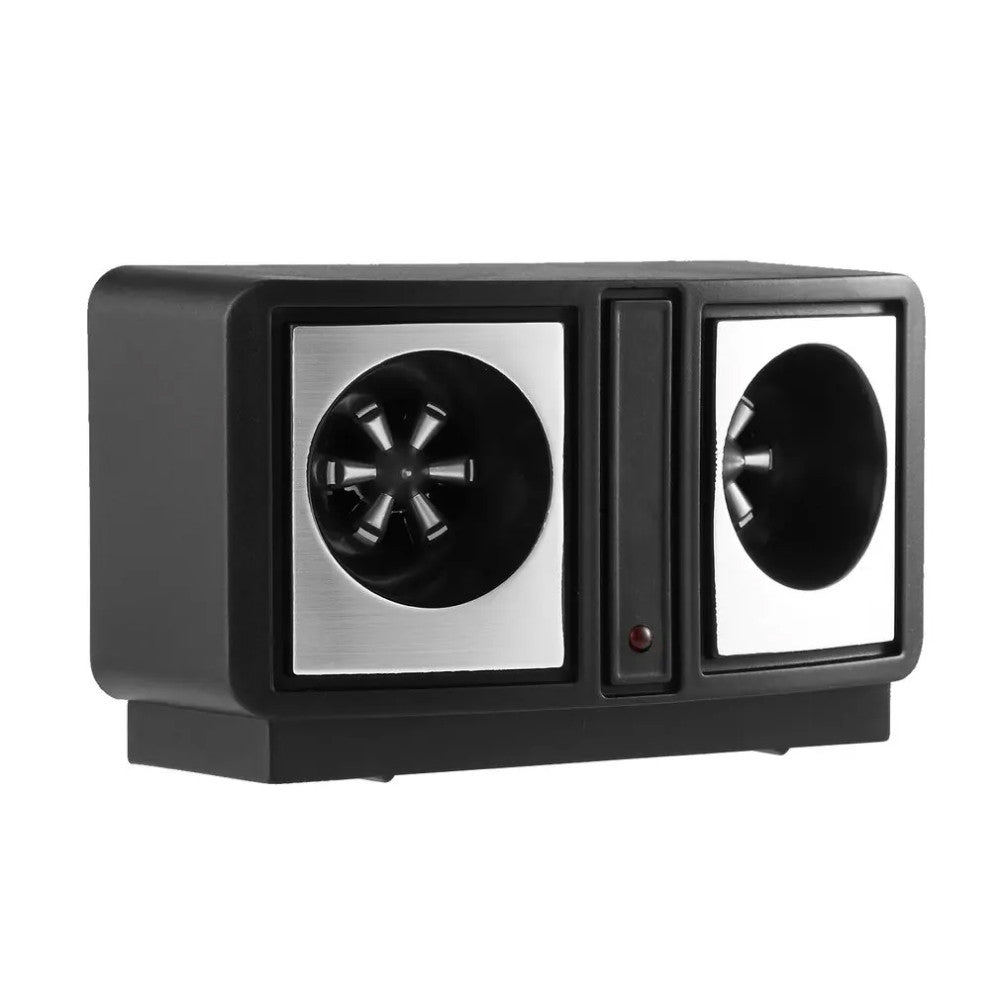 Ультразвуковий відлякувач гризунів і комах до 200 м², Dual Sonic, Чорний / Відлякувач комарів і мишей