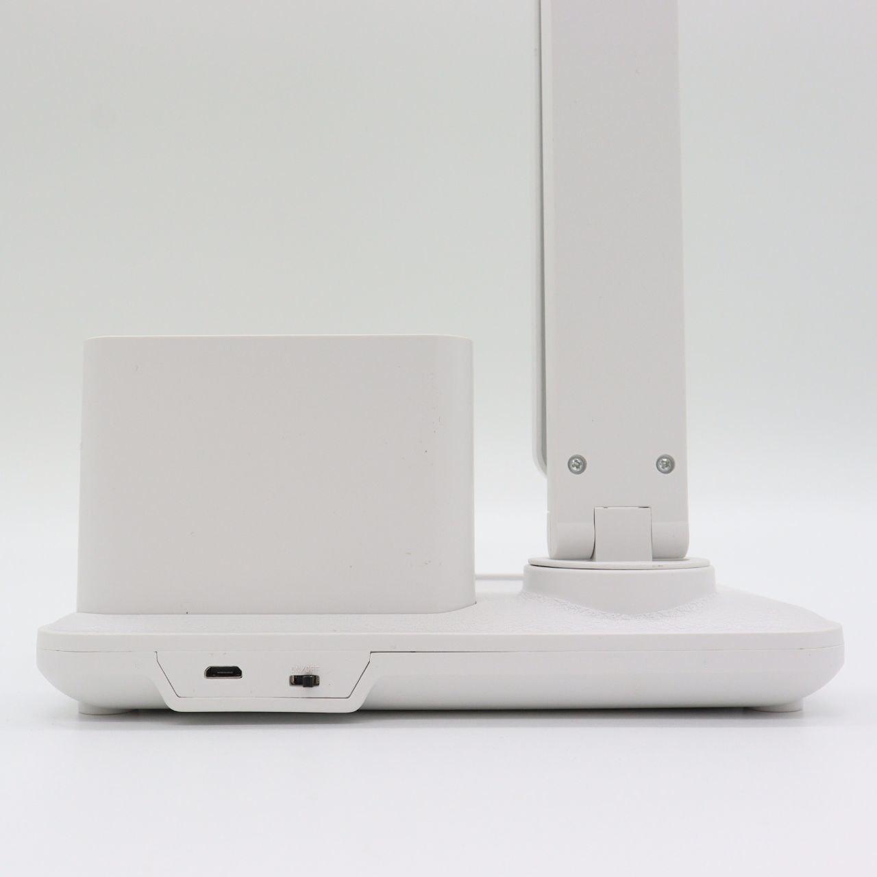 Настільна лампа з органайзером від USB, BL 3301, Білий / Лампа світлодіодна з підставкою для телефону