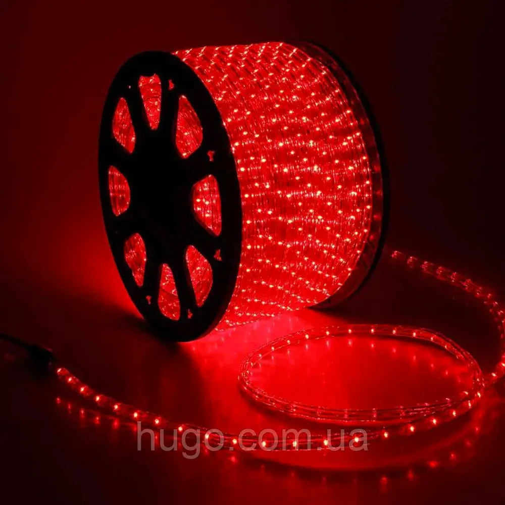 Світлодіодна стрічка 100 метрів LED 5050, Червоний / Новорічна стрічка для дому