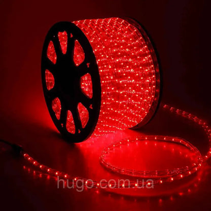 Світлодіодна стрічка 100 метрів LED 5050, Червоний / Новорічна стрічка для дому