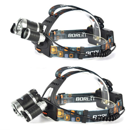 Ліхтарик налобний світлодіодний на акумуляторі Bailong RJ 3000 / Потужний акумуляторний ліхтар на лоб