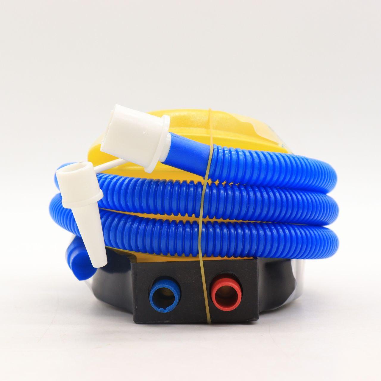 Надувний диван з пуфиком Air Sofa - 116х98х83см, Коричневий / Надувне крісло з пуфиком