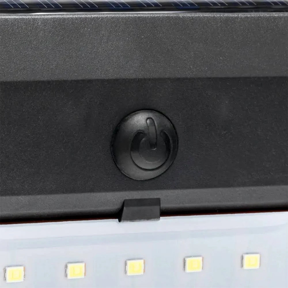 Вуличний LED світильник із сонячною панеллю, 20LED / Настінний фасадний світильник-ліхтар