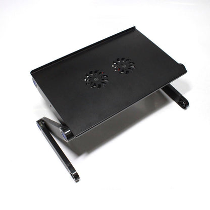 Столик розкладний для ноутбука T8 з охолодженням / Столик трансформер для ноутбука з вентилятором