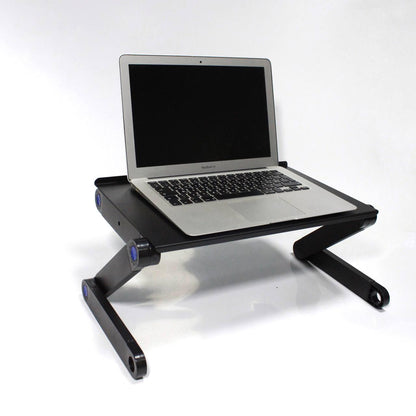 Столик розкладний для ноутбука T8 з охолодженням / Столик трансформер для ноутбука з вентилятором