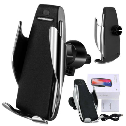 Універсальний автотримач із функцією бездротової зарядки Penguin Smart Sensor S5 / Автомобільний тримач