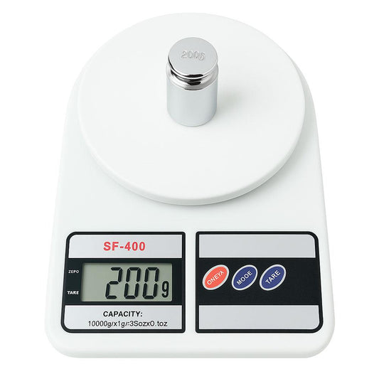 Ваги кухонні до 10 кг, MS-400, на батарейках / Електронні настільні ваги для кухні з плоскою платформою