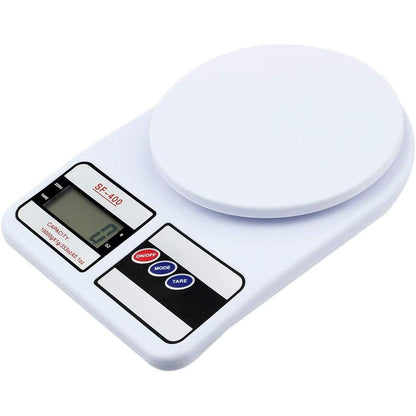 Ваги кухонні до 10 кг, MS-400, на батарейках / Електронні настільні ваги для кухні з плоскою платформою