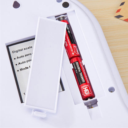 Ваги кухонні до 10 кг, MS-400, на батарейках / Електронні настільні ваги для кухні з плоскою платформою