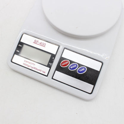 Ваги кухонні до 10 кг, MS-400, на батарейках / Електронні настільні ваги для кухні з плоскою платформою