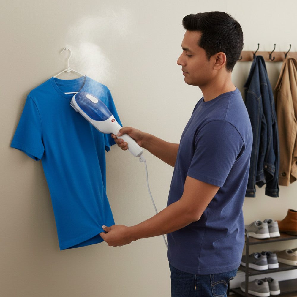 Відпарювач ручний для одягу 770 Вт, Steam Brusher / Парова портативна праска-щітка