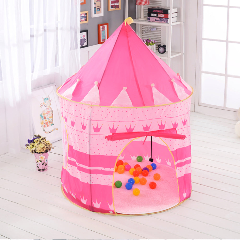 Дитячий ігровий намет "Замок принцеси" (135х105х105 см), Рожевий / Ігровий будиночок для дітей