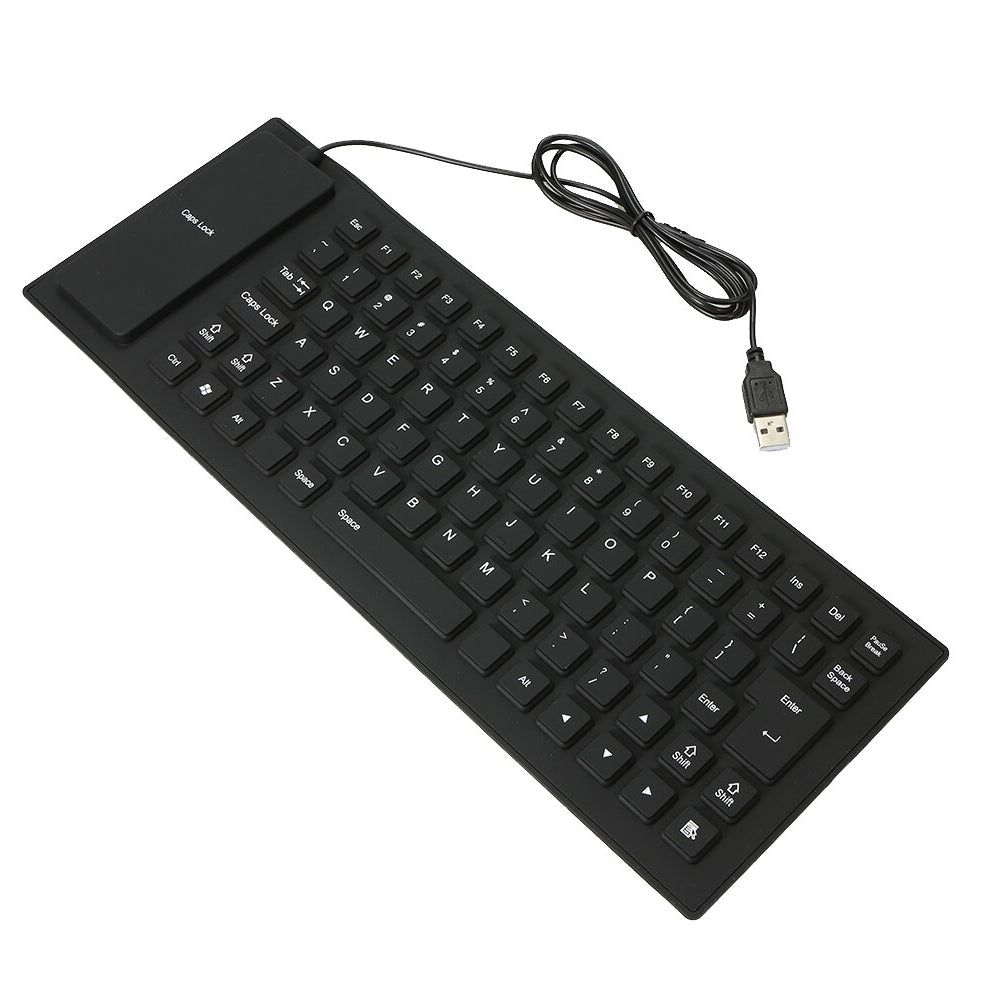 Гнучка клавіатура гумова для ноутбука та ПК USB FLEXIBLE KEYBOARD X3 / Дротова клавіатура