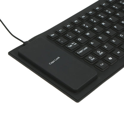 Гнучка клавіатура гумова для ноутбука та ПК USB FLEXIBLE KEYBOARD X3 / Дротова клавіатура
