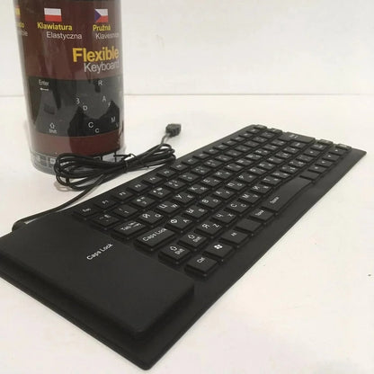 Гнучка клавіатура гумова для ноутбука та ПК USB FLEXIBLE KEYBOARD X3 / Дротова клавіатура