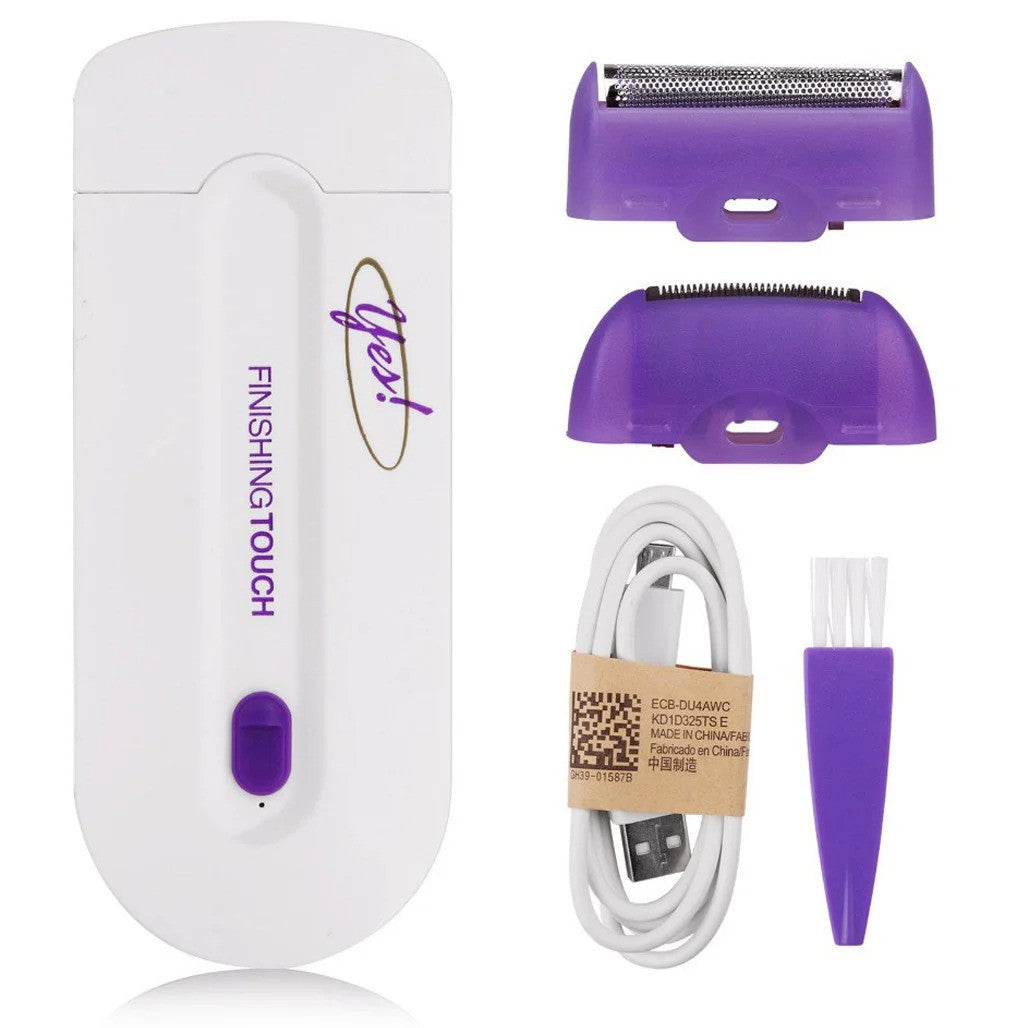 Епілятор з датчиком дотику, від USB, Finishing Touch / Жіночий тример / Бритва-депілятор для ніг