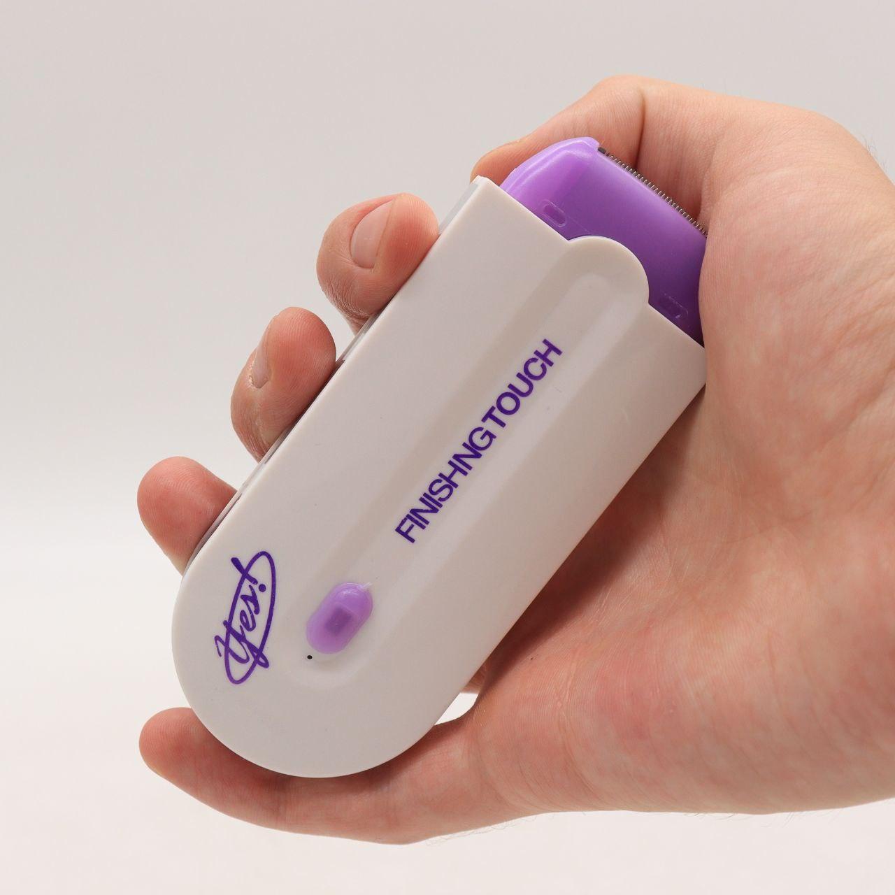 Епілятор з датчиком дотику, від USB, Finishing Touch / Жіночий тример / Бритва-депілятор для ніг