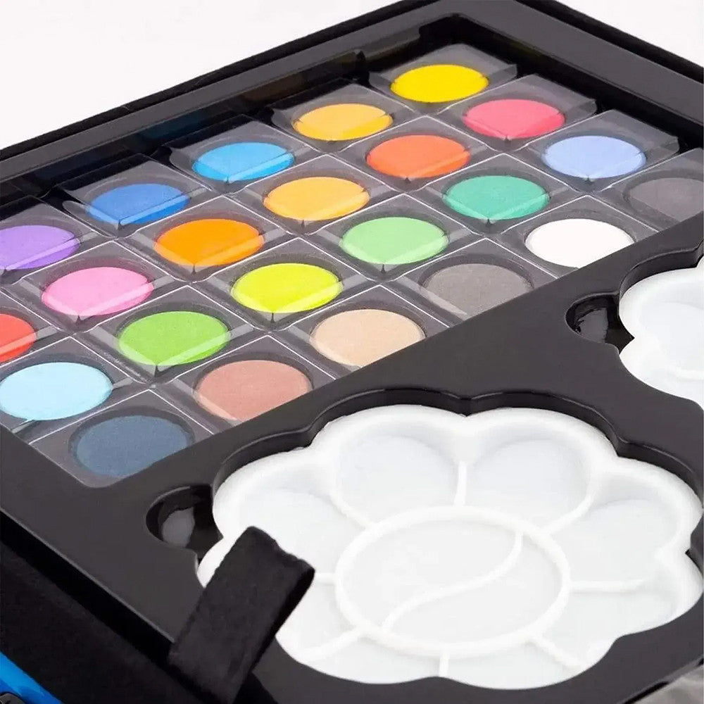 Набір для малювання 145 предметів у кейсі / Розсувний набір для творчості / Набір художника