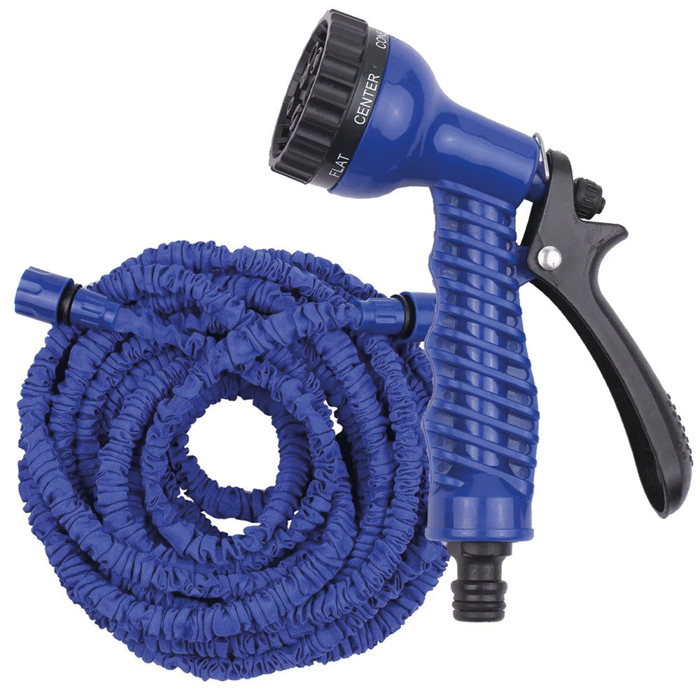 Шланг для поливу 22,5 м, з розпилювачем V-HOSE / Садовий шланг, що розтягується / Поливальний шланг для саду