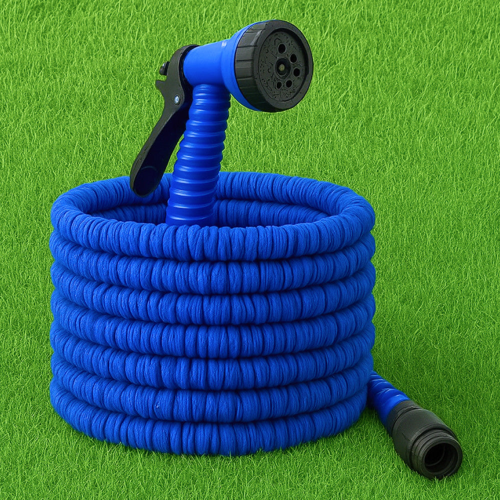 Шланг для поливу 60 м + розпилювач, V-HOSE / Садовий шланг що розтягується / Поливальний шланг