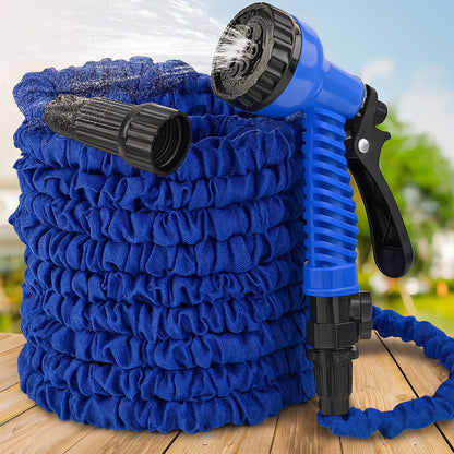 Шланг для поливу 52,5 м + розпилювач, V-HOSE / Садовий шланг що розтягується / Поливальний шланг
