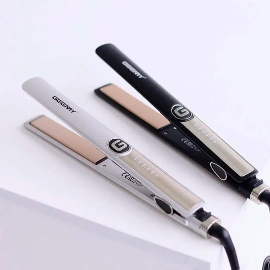 Випрямляч для волосся 5 режимів, GEEMY GM 416, Срібляста / Праска для волосся / Плойка для волосся