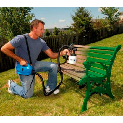 Електричний фарборозпилювач 800мл, 650Вт, 1.5мм, 3 режими, Paint Zoom / Краскопульт ручний / Пульверизатор для фарби