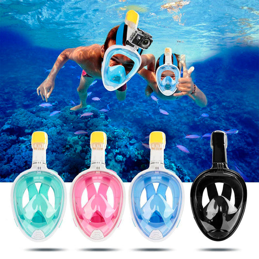 Маска для плавання Free Easy breath / Панорамна маска для снорклінга L / XL