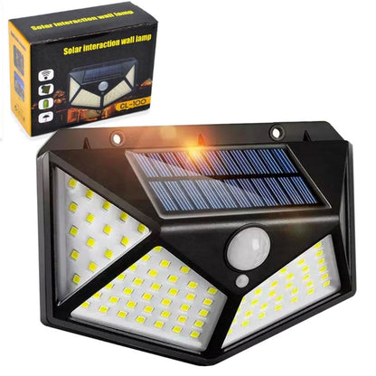 Вуличний ліхтар прожектор на сонячній батареї (100LED, 10W) BK-100 / Світлодіодний ліхтар підвісний