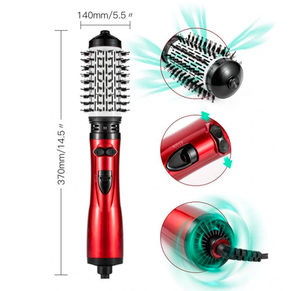 Обертова фен щітка Gemei GM 4829 / Стайлер для укладання / Фен для волосся