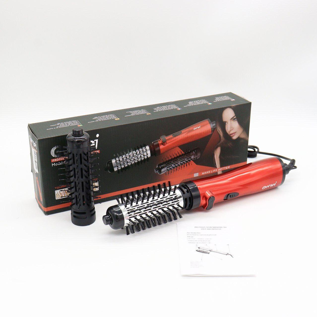 Обертова фен щітка Gemei GM 4829 / Стайлер для укладання / Фен для волосся