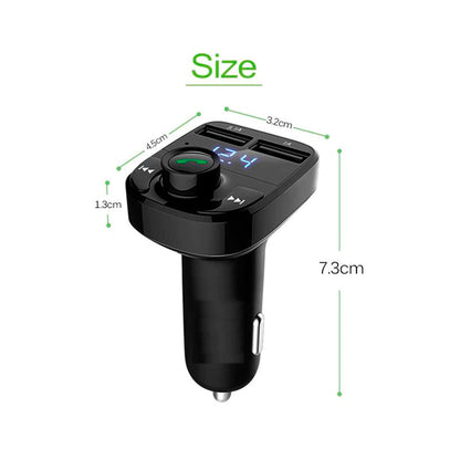 Bluetooth модулятор в машину CAR X8 BT / ФМ Модулятор / ФМ Трансмітер / Модулятор в гніздо прикурювача