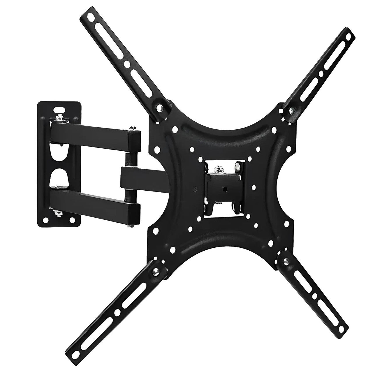 Кронштейн для телевізора 14"-55", 50 кг HDL-117-B-2 / Настінне поворотне кріплення для ТВ