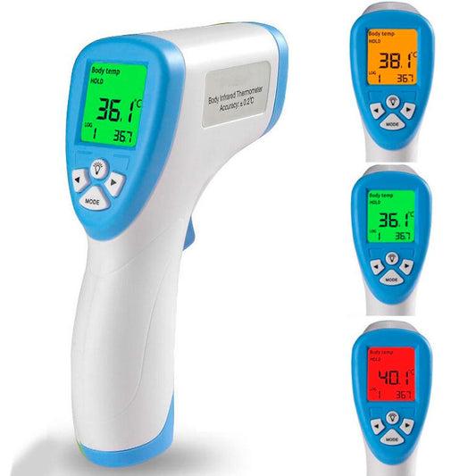 Безконтактний термометр інфрачервоний 0-100С, DT-8806C, на батарейках / Дитячий електронний градусник пірометр