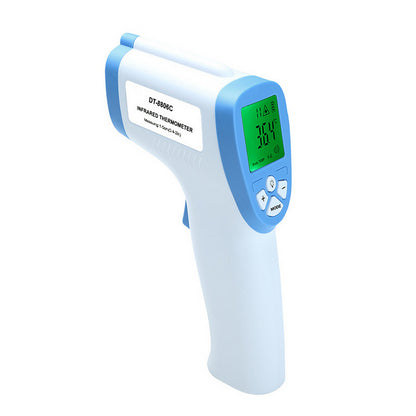 Безконтактний термометр інфрачервоний 0-100С, DT-8806C, на батарейках / Дитячий електронний градусник пірометр