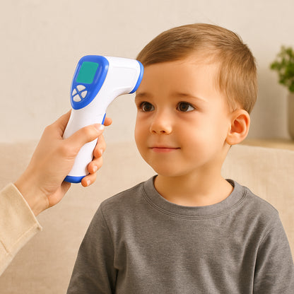 Безконтактний термометр інфрачервоний 0-100С, DT-8806C, на батарейках / Дитячий електронний градусник пірометр