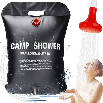 Переносний туристичний душ на 20 л, Easy Camp Solar Shower / Пртативний душ для дачі / Похідний компактний душ